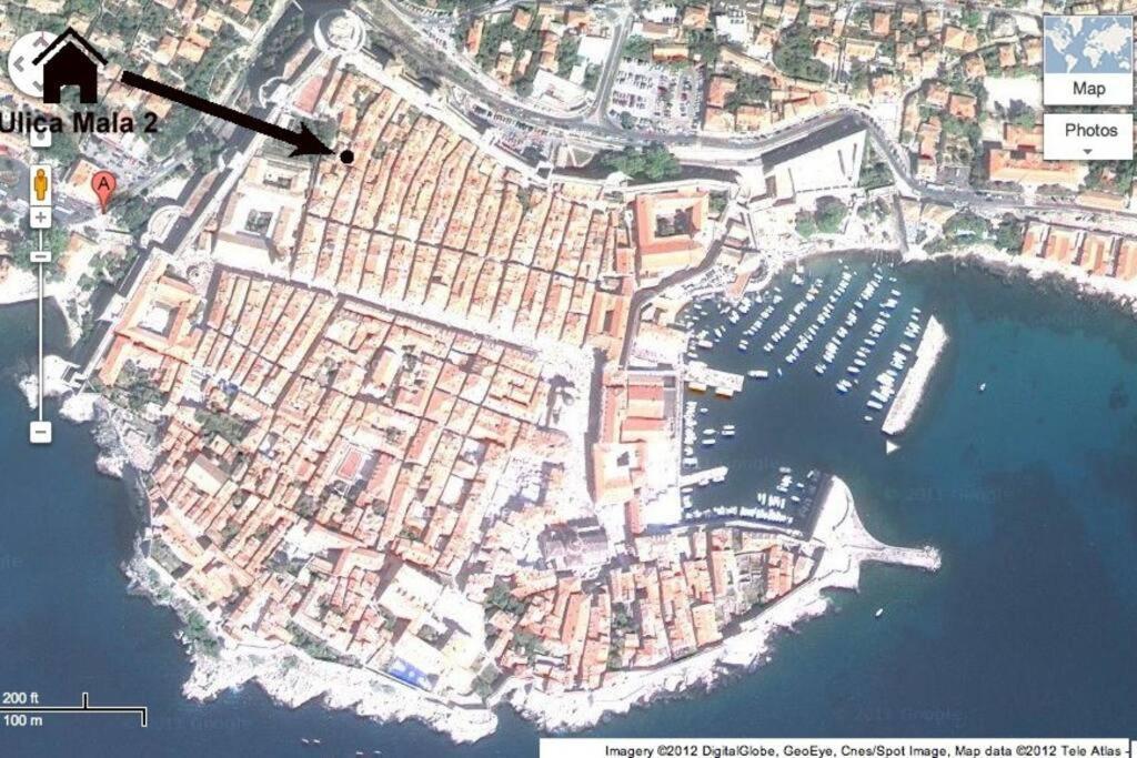 1-Bdrm With Terrace In The Old Town Apartment Dubrovnik Exterior foto
